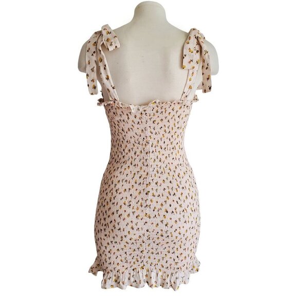 Free People Bella Smocked Slip Style Mini Dress Taylor Swift Size XS - Picture 3 of 12